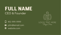 Organic Oil Jar Business Card Image Preview
