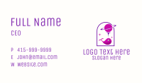 Purple Whale Planet Business Card Image Preview