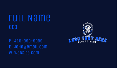 Lion Gaming Esports  Business Card Image Preview