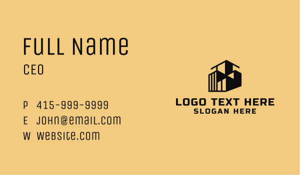Home Storehouse Property Business Card Design Image Preview