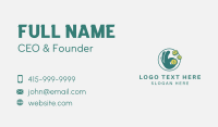 Dollar Coin Hand Business Card Design