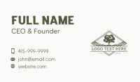 Tree Eco Environmental Business Card Image Preview