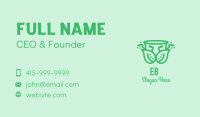 Ornamental Plant Cup Business Card Image Preview