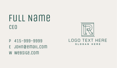Minimalist Business Square Business Card Image Preview