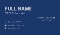 Corporate Business Wordmark Business Card Preview