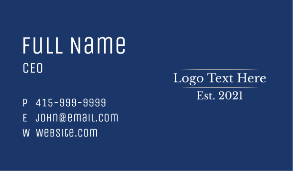 Corporate Business Wordmark Business Card Design Image Preview