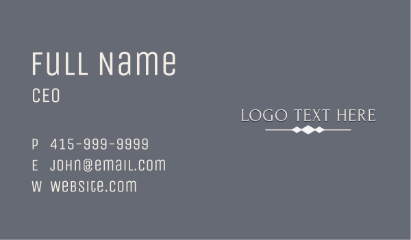Professional Marketing Wordmark Business Card Design Image Preview