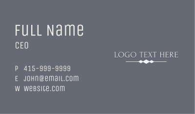 Professional Marketing Wordmark Business Card Image Preview
