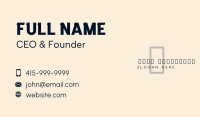 Generic Minimalist Lettermark Business Card Image Preview