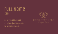 Elegant Gold Butterfly Business Card Image Preview