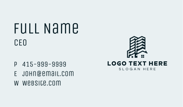 Hotel Building Property Business Card Design Image Preview