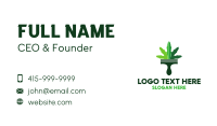 Cannabis Brush Business Card Image Preview