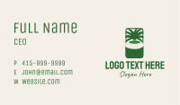 Coconut Fruit Tree Business Card Image Preview