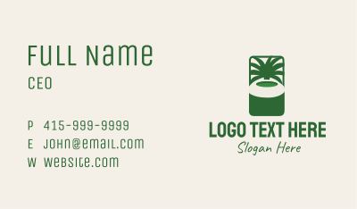 Coconut Fruit Tree Business Card