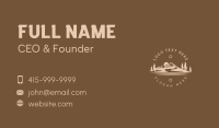 Rural Mountain View Business Card Design