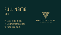 Luxury Abstract Triangle Business Card Image Preview