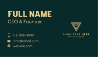 Luxury Abstract Triangle Business Card Image Preview