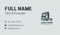 Trucking Logistics Company Business Card Image Preview