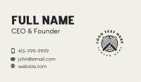 Wood Chisel Emblem Business Card Image Preview
