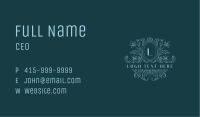 Floral Garden Wedding Business Card Image Preview