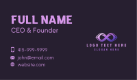 Purple Startup Loop Business Card Image Preview