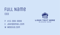 Blue Real Estate Housing Market Business Card Image Preview