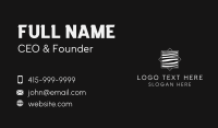 White Technology Square Business Card Image Preview