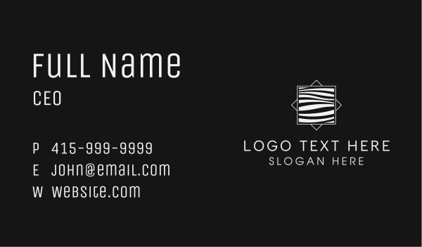 White Technology Square Business Card Design Image Preview