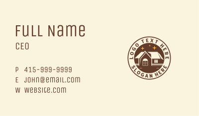 House Real Estate Roofing Business Card Image Preview