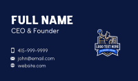 Beach Volleyball Player Business Card Preview