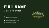 Crown Shield Ornament Business Card Image Preview
