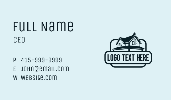 Residential House Roof Business Card Design Image Preview