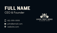 Skull Metal Band Business Card Preview