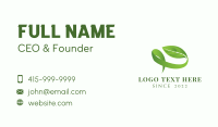 Leaf Vegan Farm Business Card Image Preview