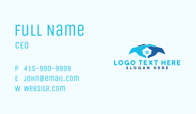 House Charity Shelter Business Card Image Preview