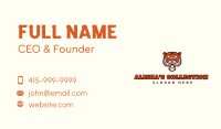 Wild Tiger Animal Business Card Image Preview