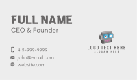 3D Robot Head  Business Card Image Preview