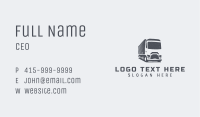 Gray Transport Trucking Business Card Image Preview