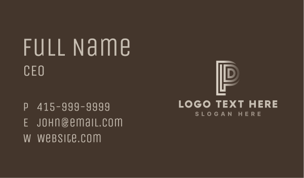 Corporate Media Advertising  Business Card Design Image Preview