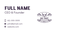 Bullfighter Cowboy Rodeo Business Card Image Preview