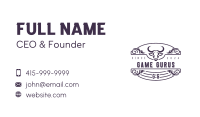 Bullfighter Cowboy Rodeo Business Card Image Preview