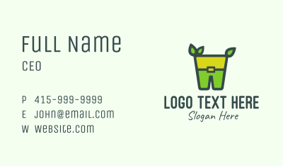 Green Leprechaun Costume Business Card Image Preview