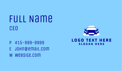 Automotive Cleaning Workshop Business Card Image Preview