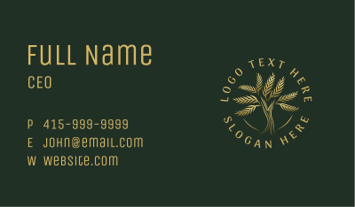 Eco Tree Plant Business Card Image Preview