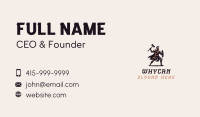 Spartan Warrior Knight Business Card Image Preview