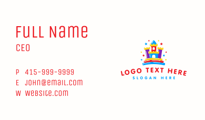 Castle Fun Inflatable Business Card Image Preview