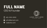 Classic Corporate Letter C Business Card Image Preview
