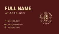 Keg Barrel Brewery Business Card Preview