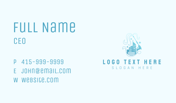 Urban City Pressure Cleaning Business Card Design Image Preview