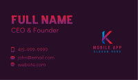  Creative Startup Letter K Business Card Image Preview